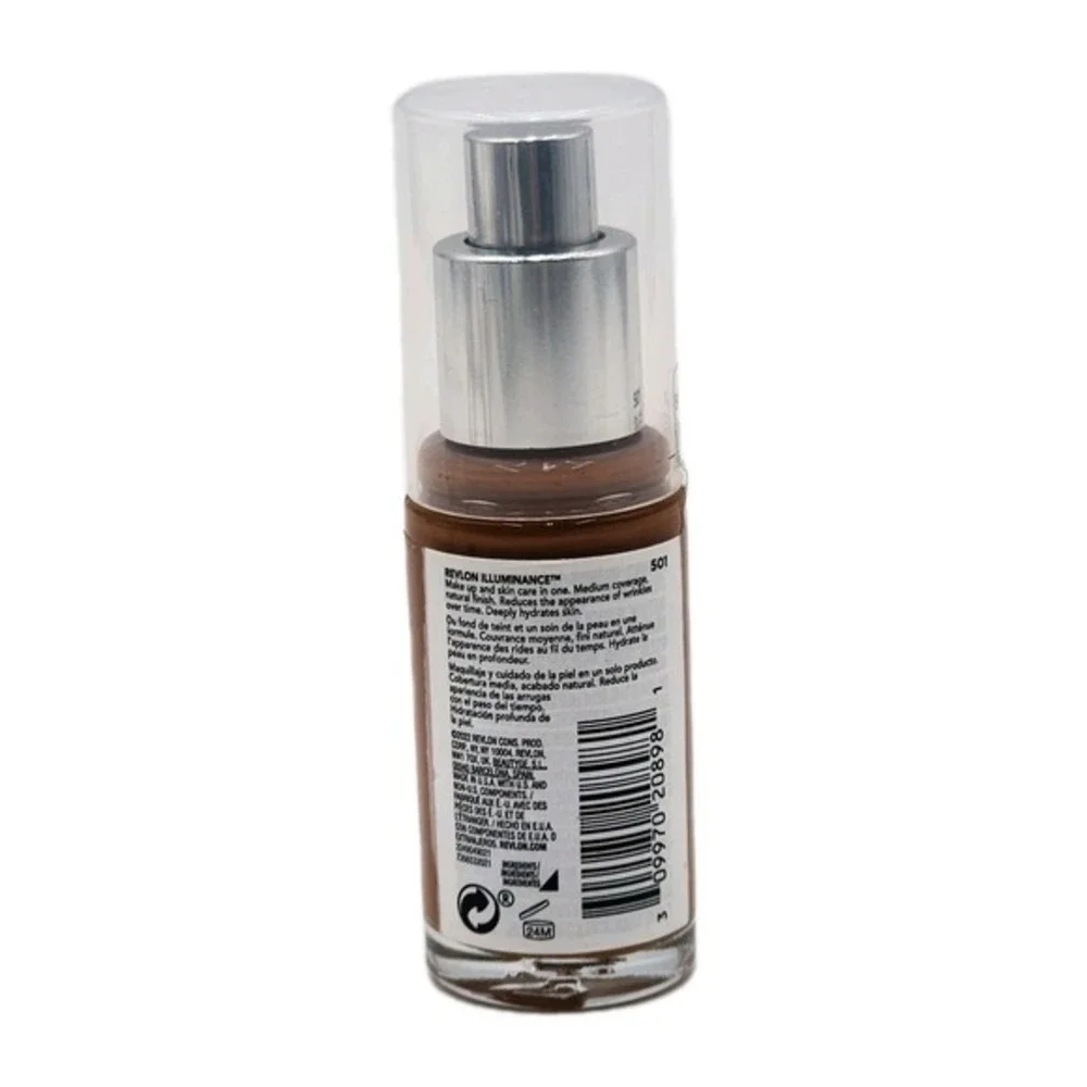 Revlon Illuminance Skin Caring Liquid Foundation Toasted Caramel 1 Fl Oz New